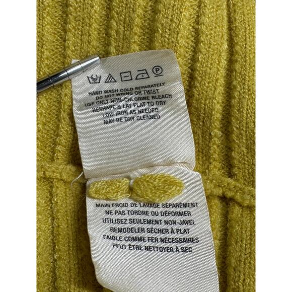 Moth Anthropologie Sweater Womens Small Gold Knit Tisbury Turtleneck Oversized - Picture 8 of 12